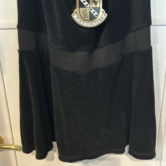 Original Juicy Couture Black Terry Halter Dress- sz L- NWT - Picture 9 of 9